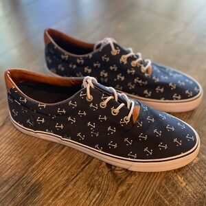 G.H. Bass & Co. Navy Anchor Women's Boat Shoes Size 9